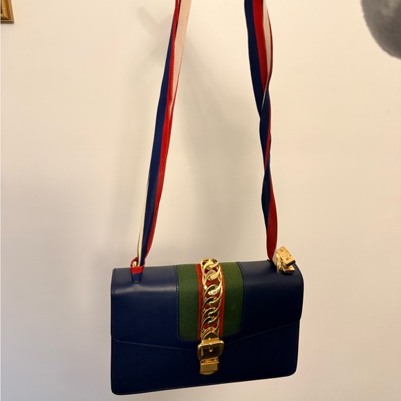 Gucci Handbags - Stylish Blue and Green Women's Bag